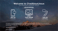 Desktop Screenshot of chataboutjesus.com